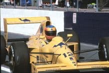 LOTUS 102 Lamborghini Donnelly Brit GP 1990 pit exit (b)