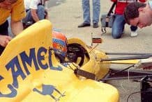 Lotus 102 Lamborghini Donnelly cockpit 1990 (c)