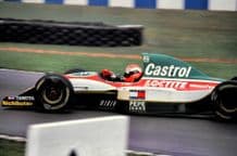 Lotus 107 Herbert at speed Euro GP Donington 1993