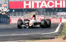 Lotus 109 Herbert at speed British GP 1994 photo (b)