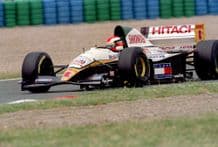 Lotus 109 Herbert at speed French GP 1994 (a)
