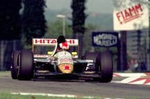 Lotus 109 Herbert at speed San Marino GP 1994