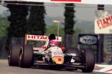 Lotus 109 Pedro Lamy at speed San Marino GP 1994