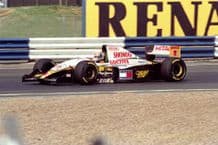 Lotus 109 Zanardi at speed British GP 1994 (a)