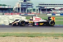 Lotus 109 Zanardi at speed British GP 1994 (c)