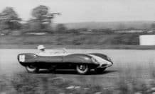 Lotus 11 at speed at Silverstone c.1956
