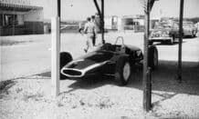 Lotus 20 Formula Jr Goodwood paddock 1962