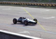 Lotus 25 Jim Clark. Photo  Italian GP 1964 Monza