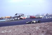Lotus 48 F2 Jackie Oliver Color Thruxton 1968