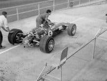 Lotus 49. Photo. Jim Clark's winning car British GP 1967 (d)