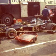 Lotus 72 Dave Walker car Race of Champs Brands 1972