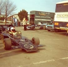 Lotus 72 Dave Walker Race of Champs Brands paddock 1972