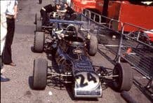Lotus 73 F3 JPS Trimmer and Vermilio 1972