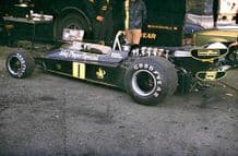 Lotus 76 Peterson's Car 1974 Silverstone Paddock