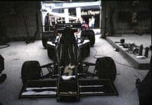 Lotus 77 Mario Andretti 1976 Brands pits