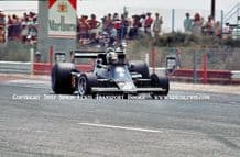 Lotus 77. Gunnar Nilsson. Photo. French GP 1976.