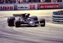 Lotus 78 Mario Andretti at speed Long Beach GP 77