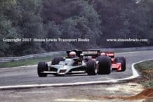 Lotus 78(Mario Andretti) Brabham BT45(John Watson) photo Belgium GP F1 1977
