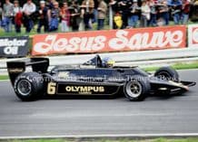 Lotus 79 Ronnie Peterson. Photo.  1978 British GP Brands Hatch