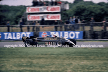 Lotus 88 DeAngelis at speed 1981 British GP (a)