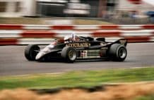 Lotus 88 DeAngelis at speed 1981 British GP (b)