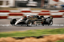 Lotus 88 DeAngelis at speed 1981 British GP (b)