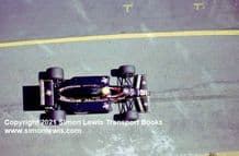 Lotus 97T Renault Ayrton Senna Brazil 1985 GP overhead photo