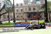 Lotus 97T Renault Turbo Ayrton Senna F1 Monaco 1985 Casino Square