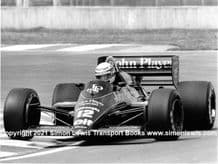 Lotus 97T Turbo Senna at 1985 Mexican GP photo