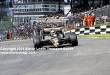 Lotus 98T Renault Turbo. Johnny Dumfries British GP 1987