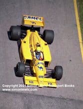 Lotus 99T Honda Turbo overhead view Senna Brazil 1987