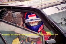 Lotus Esprit V8 Turbo GTR. photo. Lammers cocpit close up. Silverstone  BPR GT 1996