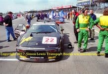 Lotus Esprit V8 Turbo GTR. photo. Lammers/McCarthy. Silverstone grid BPR GT 1996