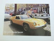LOTUS EUROPA SPECIAL 8 page brochure c.1972