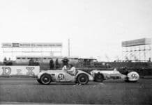 Lotus VI Austin Nurse and MG spl Waller Silverstone 1954