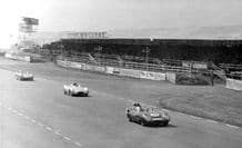 Lotus XI Frost leads Cooper T39 Gammon Silverstone 1956