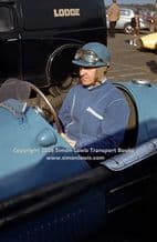 Louis Rosier Ferrari 500 cockpit Silverstone 1953