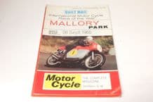 Mallory Park 1965 Sept 26 RACE OF THE YEAR Motorcycle Races programme