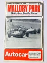 MALLORY PARK 1969 Sept 14  race programme