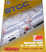MANTORP PARK Swedish Touring Car programme 29 - 08 - 99