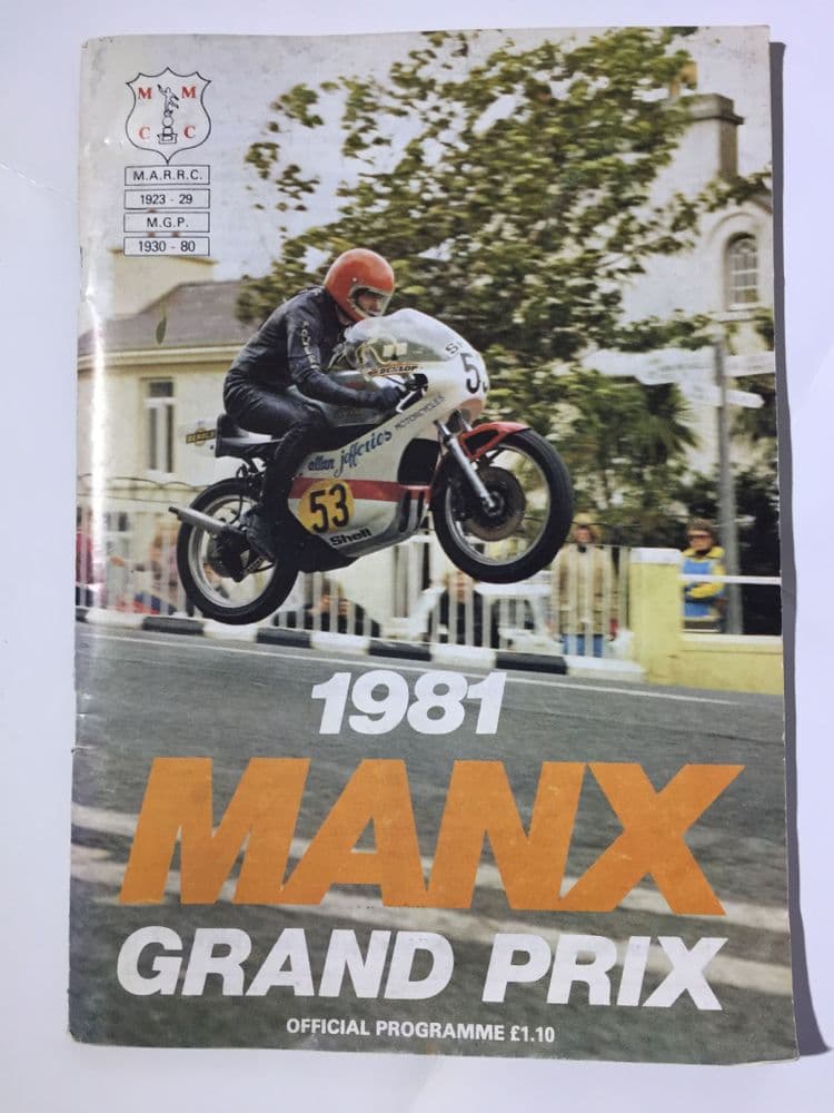 MANX GP 1981 race programme