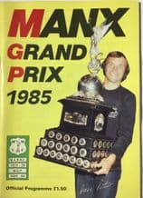 MANX GP 1985 race programme