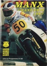 MANX GP 1987 race programme