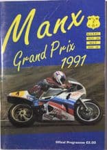 MANX GP 1991 race programme