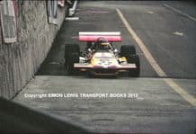 March 701 Ronnie Peterson. Monaco GP 1970. 10x7" action photo