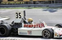 MARCH 731 - Mike Wilds 1974 British GP.  Action photo