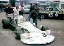 March 751 Cosworth GAA. Damien Magee. Photo. Paddock .Mallory Park Shellsport 5000 March 1976