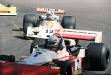 March 751 (Musetti) Surtees TS19 (Galica) Ralt RT1 (Rouff) Shellsport Group 8 May 1977. photo