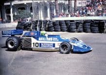 MARCH 771 - Brian Henton at speed 1977 Long Beach GP.  photo