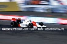 March 87B . Photo. Stefano Modena. Birmingham F3000 1987